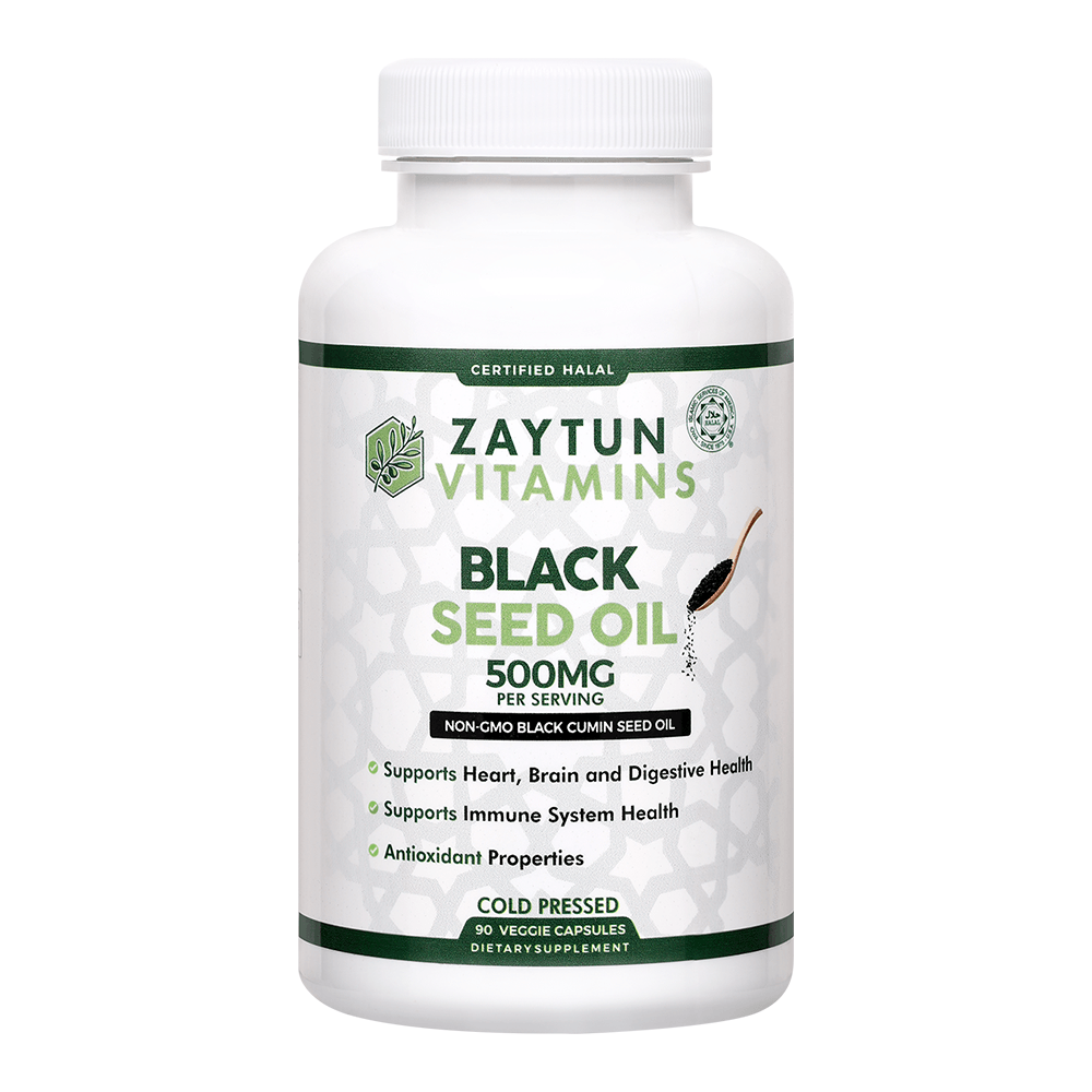 Halal Black Seed Oil Veggie Capsules by Zaytun Vitamins - Vysn