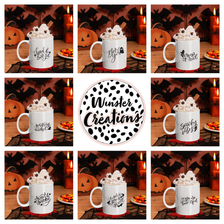 Halloween Autumn Seasonal Assorted Designs Mug by WinsterCreations™ Official Store - Vysn