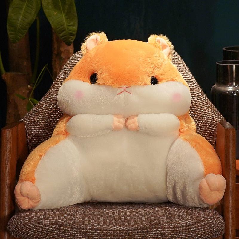 Hammy Plushie/Back Cushion (with Blanket + Hand Warmer) by Subtle Asian Treats - Vysn