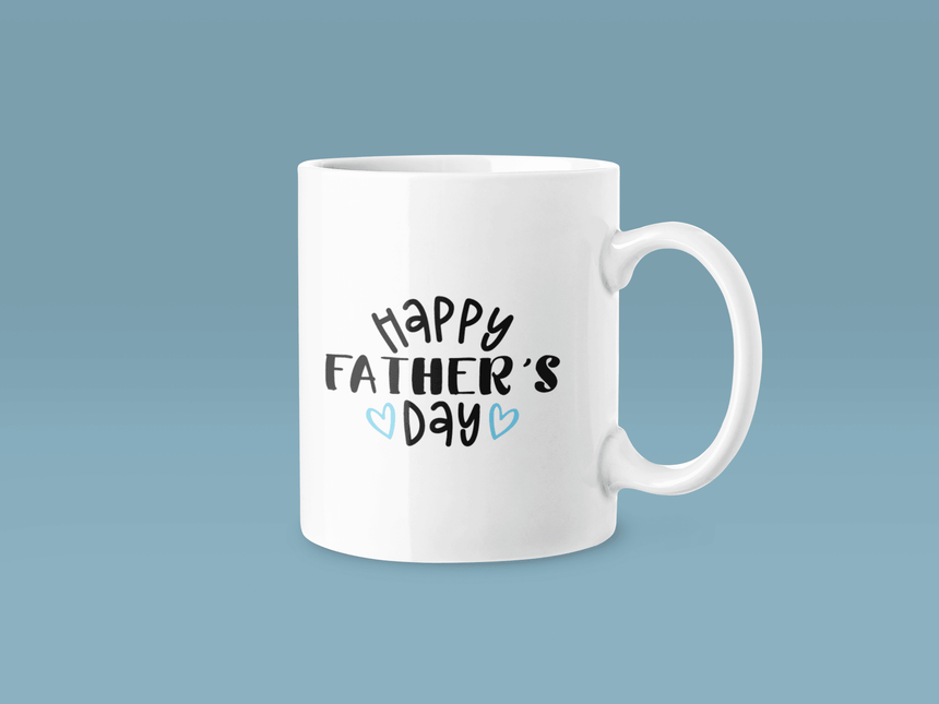 Happy Father's Day Blue Hearts Fathers Day Collection by WinsterCreations™ Official Store - Vysn