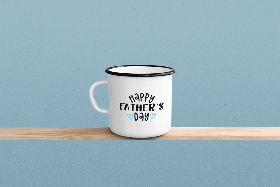 Happy Father's Day Blue Hearts Fathers Day Collection by WinsterCreations™ Official Store - Vysn