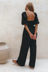 Heaven Bay Linen Jumpsuit by ELF - Vysn