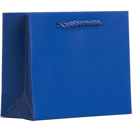 Heavyweight Solid Color Tiny Gift Bags, Matte Royal Blue by Present Paper - Vysn