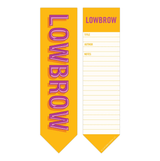 Highbrow/Lowbrow 2-in-1 Bookmark Notepad by Quirky Crate - Vysn