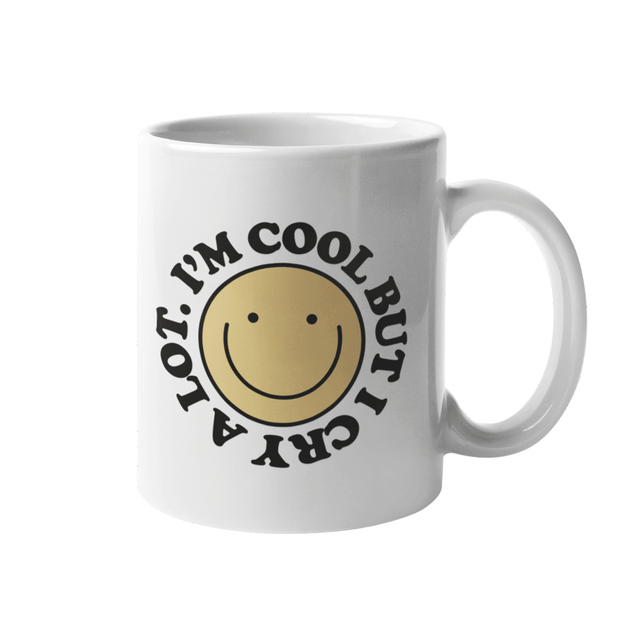 I'm Cool but I Cry Alot Mug by Quirky Crate - Vysn