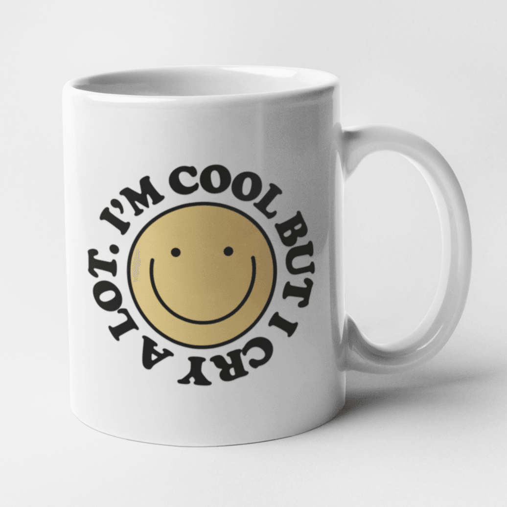 I'm Cool but I Cry Alot Mug by Quirky Crate - Vysn