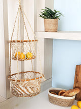 Jhuri Double Hanging Basket by KORISSA - Vysn