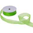 Jillson & Roberts Organdy Sheer Ribbon, 1 1/2" Wide x 100 Yards, Lime by Present Paper - Vysn