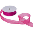 Jillson & Roberts Organdy Sheer Ribbon, 1 1/2" Wide x 100 Yards, Magenta by Present Paper - Vysn