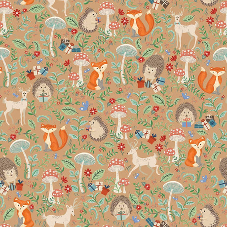 Krafty Fox Baby Gift Wrap by Present Paper - Vysn