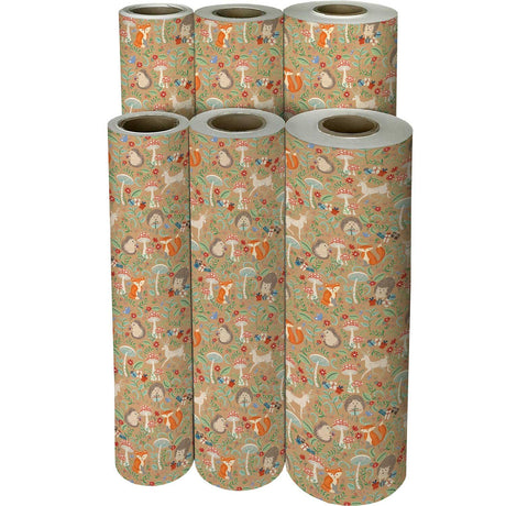 Krafty Fox Baby Gift Wrap by Present Paper - Vysn