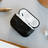 Leather AirPods Cases - BLACK EDITION by Bullstrap - Vysn