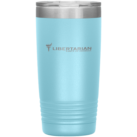 Libertarian Party of Georgia Tumbler 20oz by Proud Libertarian - Vysn