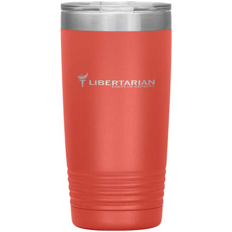 Libertarian Party of Georgia Tumbler 20oz by Proud Libertarian - Vysn