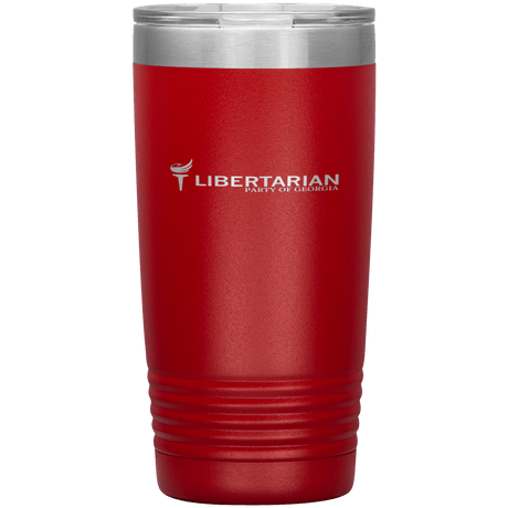 Libertarian Party of Georgia Tumbler 20oz by Proud Libertarian - Vysn