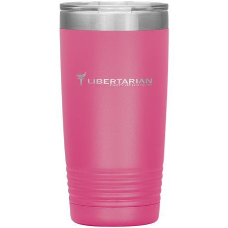 Libertarian Party of Georgia Tumbler 20oz by Proud Libertarian - Vysn