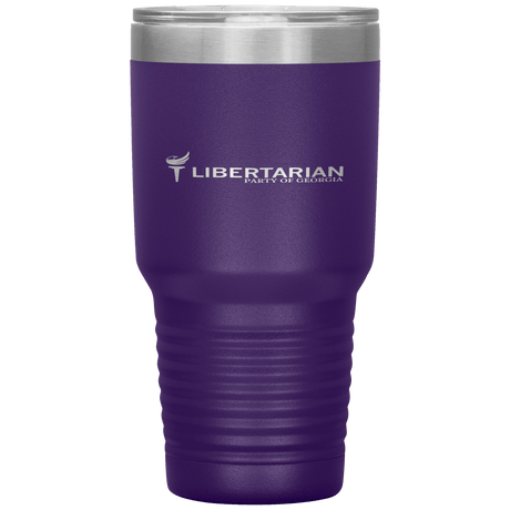 Libertarian Party of Georgia Tumbler 30oz by Proud Libertarian - Vysn