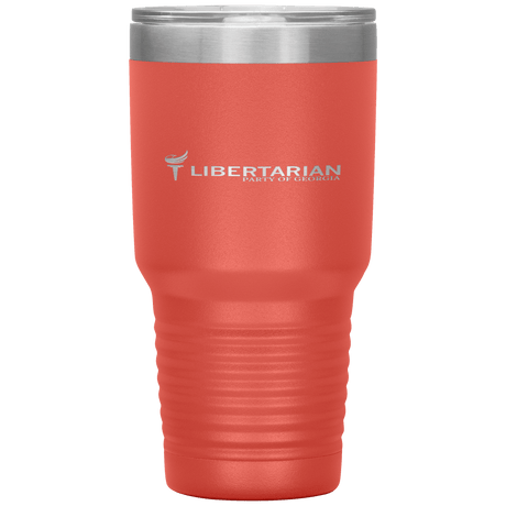 Libertarian Party of Georgia Tumbler 30oz by Proud Libertarian - Vysn