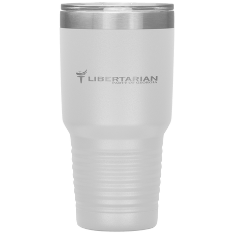 Libertarian Party of Georgia Tumbler 30oz by Proud Libertarian - Vysn