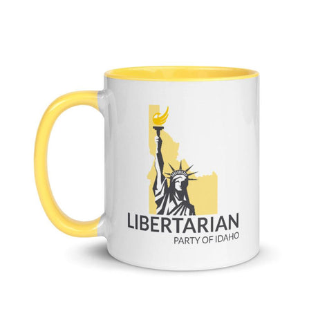 Libertarian Party of Idaho Mug with Color Inside by Proud Libertarian - Vysn