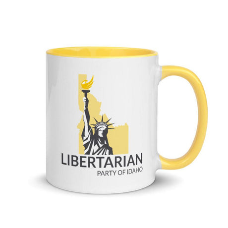 Libertarian Party of Idaho Mug with Color Inside by Proud Libertarian - Vysn