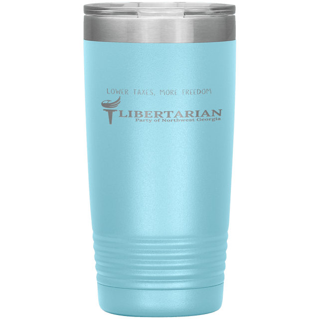 Libertarian Party of Northwest Georgia Tumbler 20oz by Proud Libertarian - Vysn