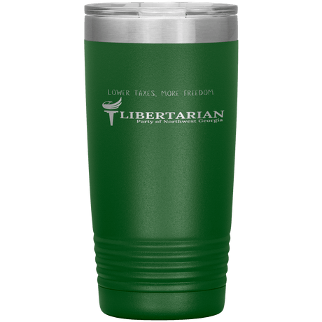 Libertarian Party of Northwest Georgia Tumbler 20oz by Proud Libertarian - Vysn