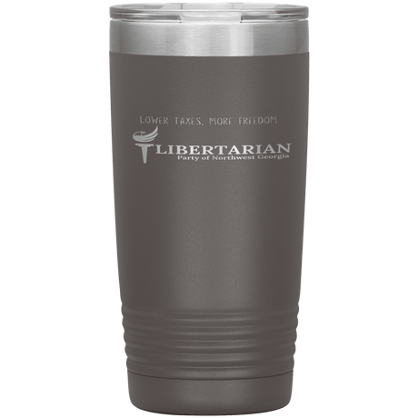 Libertarian Party of Northwest Georgia Tumbler 20oz by Proud Libertarian - Vysn