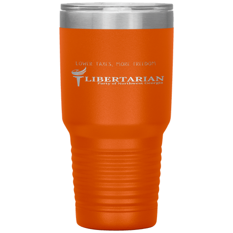 Libertarian Party of Northwest Georgia Tumbler 30oz by Proud Libertarian - Vysn