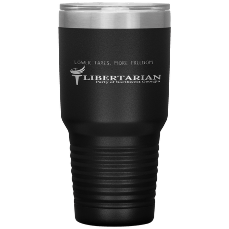 Libertarian Party of Northwest Georgia Tumbler 30oz by Proud Libertarian - Vysn