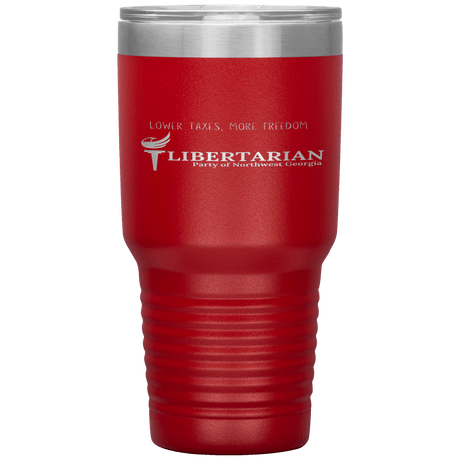 Libertarian Party of Northwest Georgia Tumbler 30oz by Proud Libertarian - Vysn