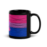 Libertarian Porcupine - LGBTQ - Bisexual Black Glossy Mug by Proud Libertarian - Vysn