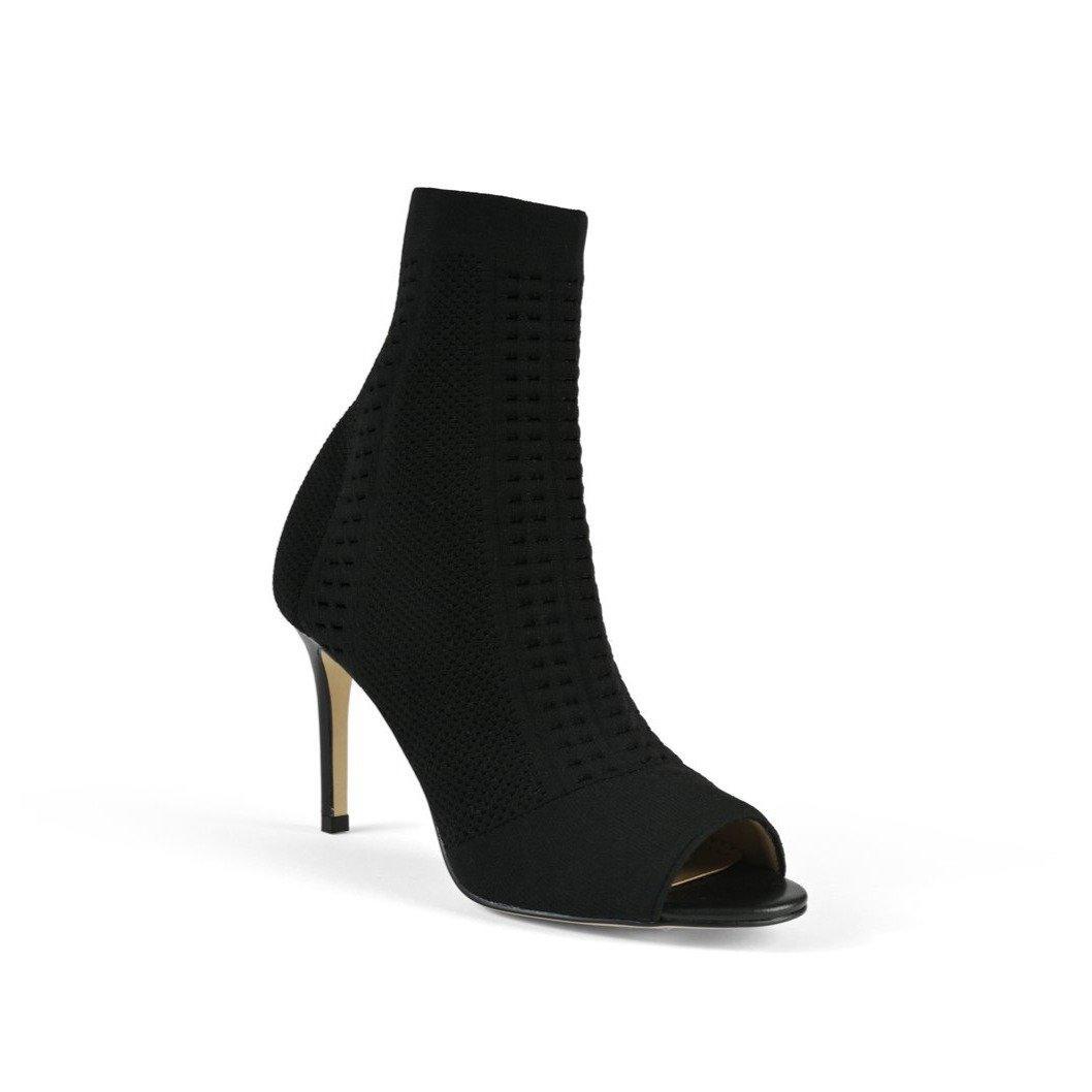 LINA bootie in black knit by Allegra James - Vysn