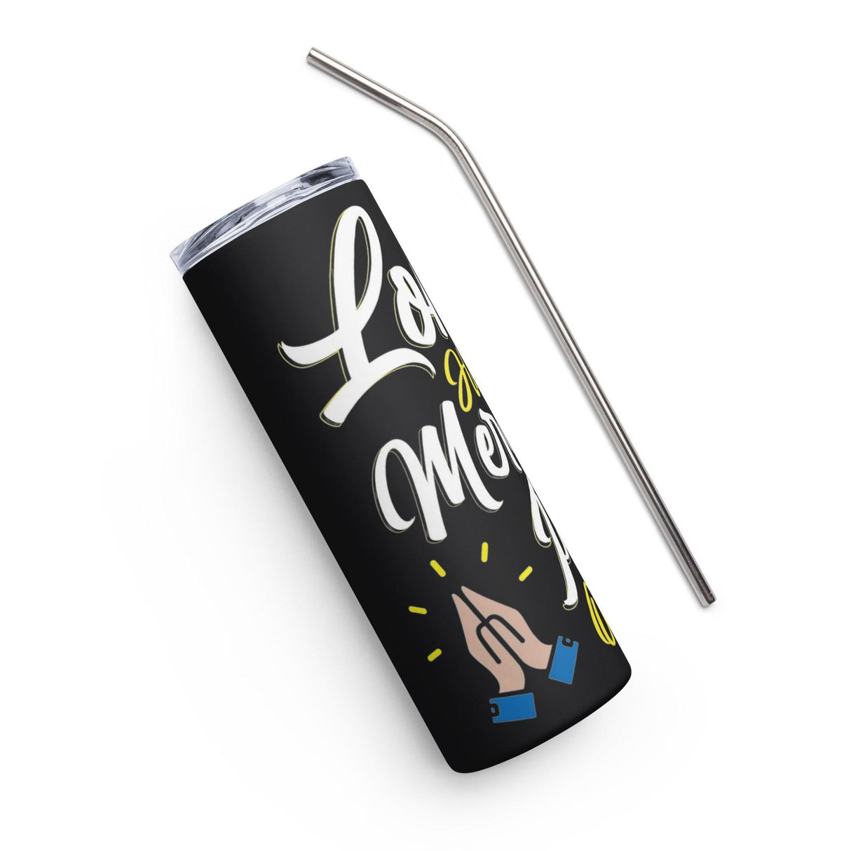 Lord have Mercy with Please on Top Stainless steel tumbler by Proud Libertarian - Vysn