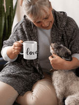 Love Paw Heart Dog Mom Mug by WinsterCreations™ Official Store - Vysn