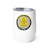 LP Alabama Dare defend our Rights Wine tumbler by Proud Libertarian - Vysn