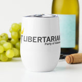 LP Alabama Wine tumbler by Proud Libertarian - Vysn