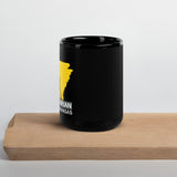 LP Arkansas Black Glossy Mug by Proud Libertarian - Vysn