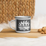 LP Porcupine - Schuylkill County, PA Enamel Mug by Proud Libertarian - Vysn