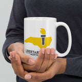 LPNC White glossy mug by Proud Libertarian - Vysn