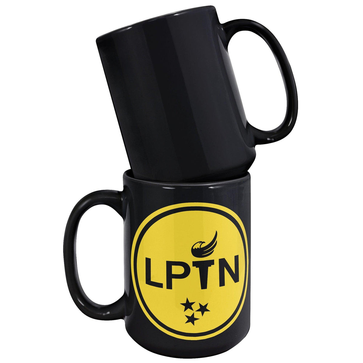 LPTN 15oz Black Mug by Proud Libertarian - Vysn