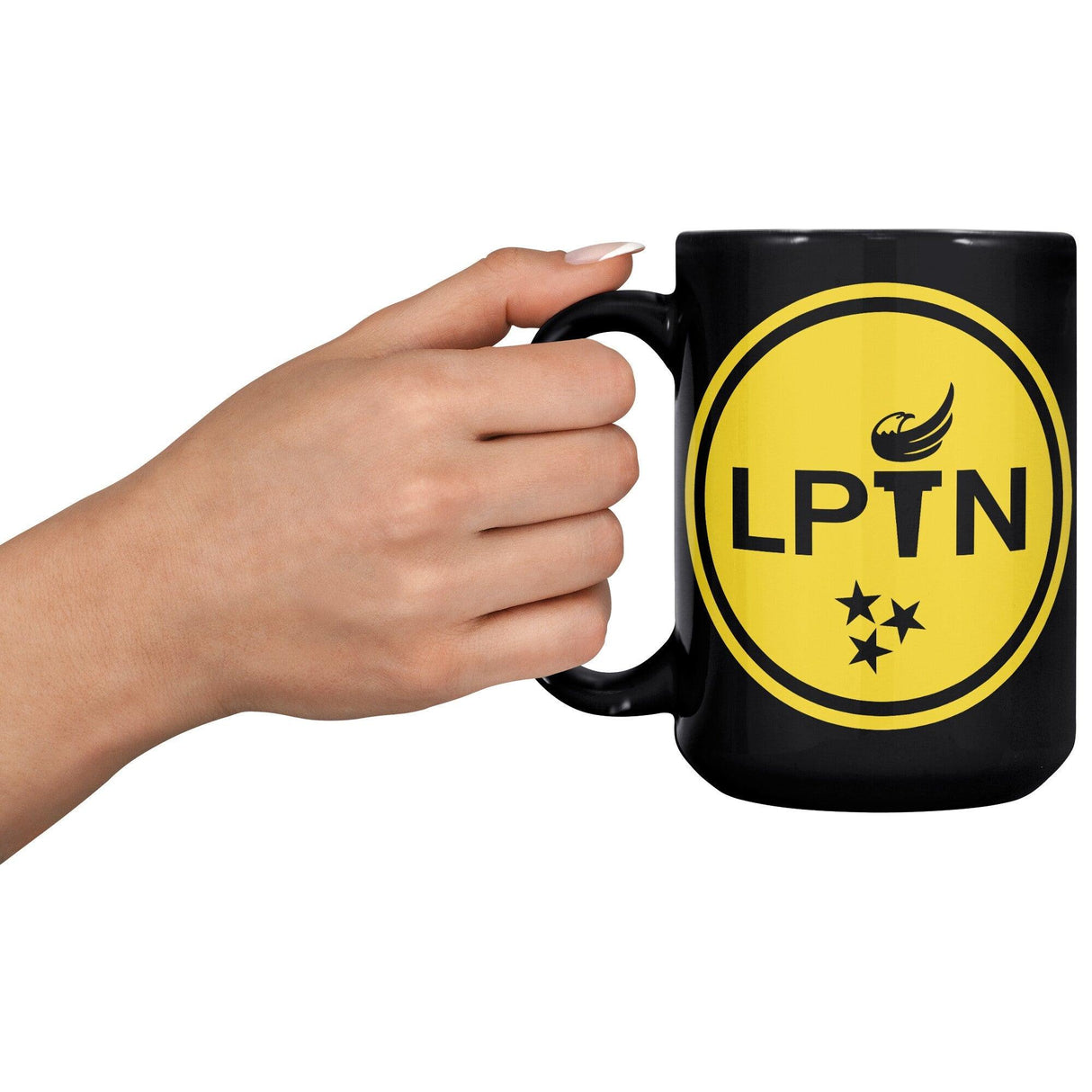 LPTN 15oz Black Mug by Proud Libertarian - Vysn