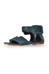 Madagascar Woven Leather Sandals by ELF - Vysn