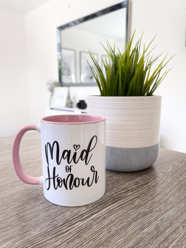 Maid Of Honor Bridal Mug by WinsterCreations™ Official Store - Vysn