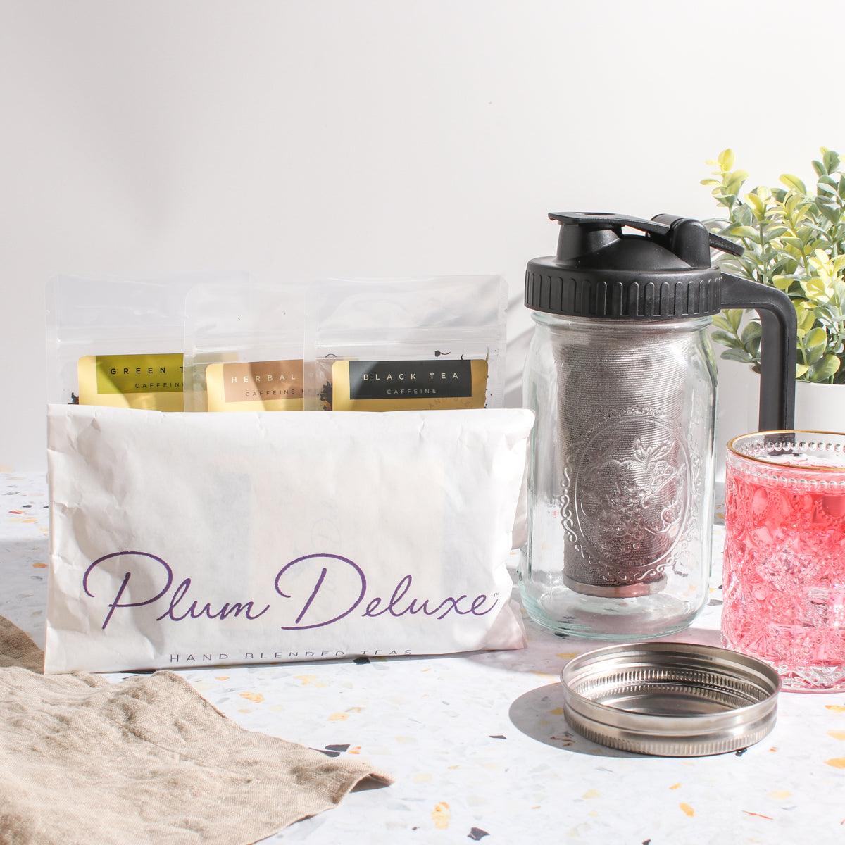 Maison Brew - Cold Brew Iced Tea Mason Jar by Plum Deluxe Tea - Vysn