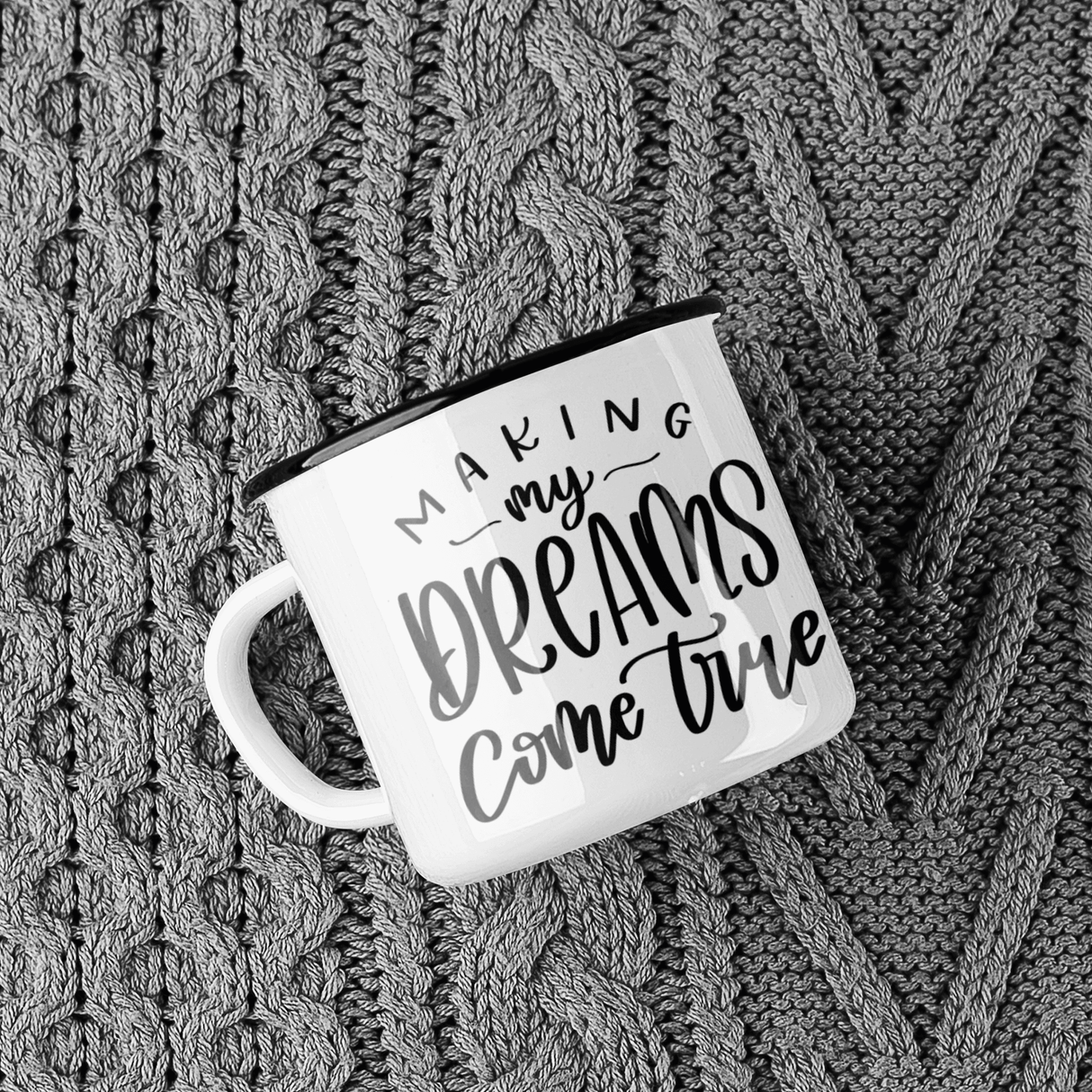 Making My Dreams Come True Inspirational Mug by WinsterCreations™ Official Store - Vysn