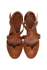 Mangrove Leather Flats by ELF - Vysn