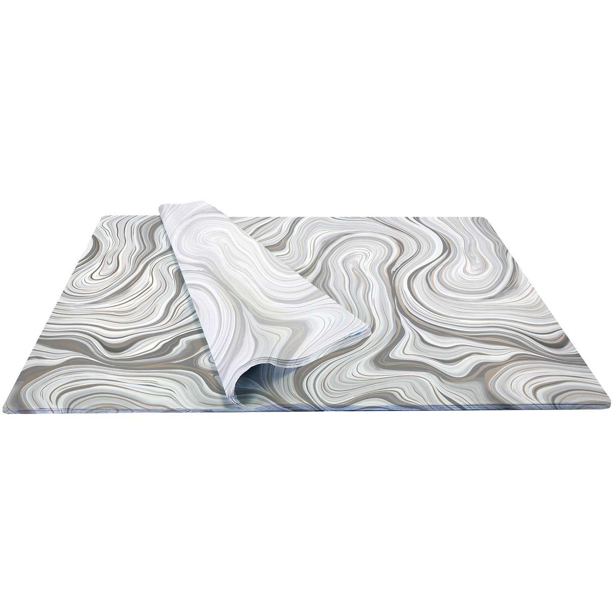 Marbleized Silver 20" x 30" Gift Tissue Paper by Present Paper - Vysn