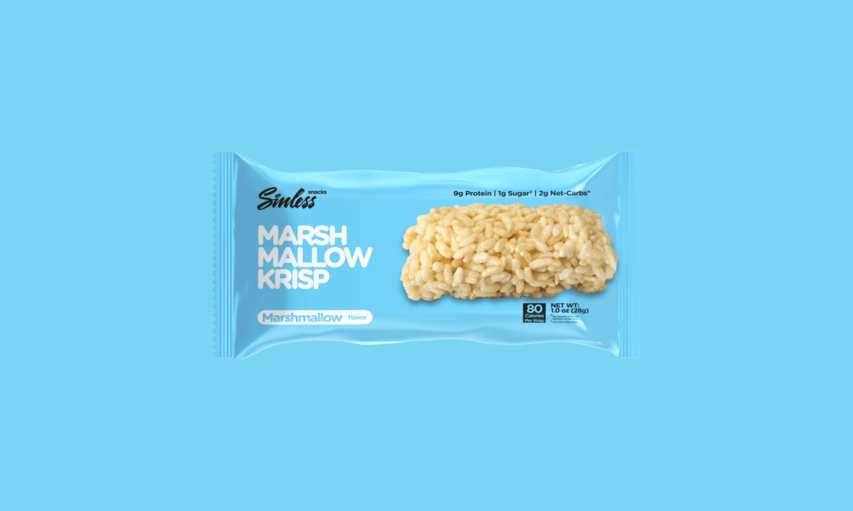 Marsh Mallow Krisp Bar by Sinless Snacks - Vysn