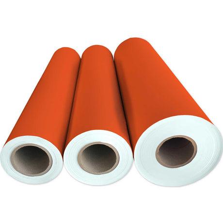 Matte Orange Gift Wrap by Present Paper - Vysn